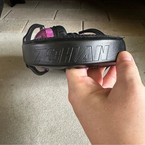 Purple Galaxy Noise Reduction Headphones - Picture 3 of 5